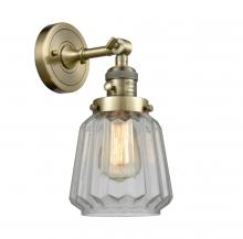 Innovations Lighting 203SW-AB-G142 - Chatham - 1 Light - 7 inch - Antique Brass - Adjustable Sconce