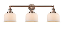Innovations Lighting 205-AC-G71 - Bell - 3 Light - 32 inch - Antique Copper - Bath Vanity Light