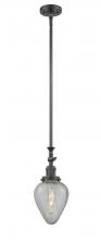 Innovations Lighting 206-OB-G165 - Geneseo - 1 Light - 7 inch - Oil Rubbed Bronze - Stem Hung - Adjustable Mini Pendant