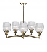 Innovations Lighting 207-6CR-AB-G302 - Colton 6 Light Chandelier