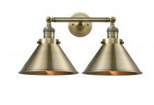 Innovations Lighting 208-AB-M10-AB - Briarcliff - 2 Light - 19 inch - Antique Brass - Adjustable Bath Vanity Light