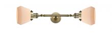 Innovations Lighting 208L-AB-G171 - Fulton - 2 Light - 7 inch - Antique Brass - Adjustable Bath Vanity Light