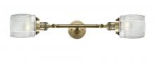 Innovations Lighting 208L-AB-G302 - Colton - 2 Light - 6 inch - Antique Brass - Adjustable Bath Vanity Light