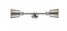 Innovations Lighting 208L-PN-M9 - Addison - 2 Light - 5 inch - Polished Nickel - Adjustable Bath Vanity Light