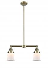 Innovations Lighting 209-AB-G181S - Canton - 2 Light - 21 inch - Antique Brass - Stem Hung - Adjustable Island Light