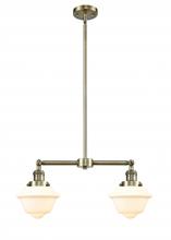 Innovations Lighting 209-AB-G531 - Oxford - 2 Light - 24 inch - Antique Brass - Stem Hung - Adjustable Island Light