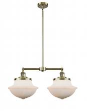 Innovations Lighting 209-AB-G541 - Oxford - 2 Light - 25 inch - Antique Brass - Stem Hung - Adjustable Island Light