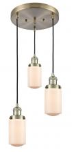 Innovations Lighting 211/3-AB-G311 - Dover 3 Light Multi-Pendant
