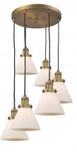 Innovations Lighting 212/6-BB-G41 - Large Cone 6 Light Multi-Pendant