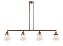 Innovations Lighting 214-AC-G61 - Cone - 4 Light - 51 inch - Antique Copper - Stem Hung - Island Light