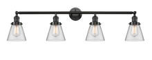 Innovations Lighting 215-OB-G62 - Cone - 4 Light - 42 inch - Oil Rubbed Bronze - Adjustable Bath Vanity Light