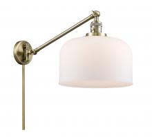 Innovations Lighting 237-AB-G71-L - Bell - 1 Light - 12 inch - Antique Brass -Adjustable Swing Arm