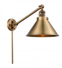 Innovations Lighting 237-BB-M10-BB - Briarcliff - 1 Light - 10 inch - Brushed Brass -Adjustable Swing Arm