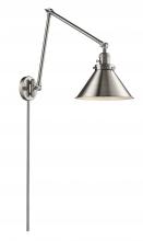 Innovations Lighting 238-SN-M10 - Briarcliff - 1 Light - 10 inch - Brushed Satin Nickel -Adjustable Swing Arm