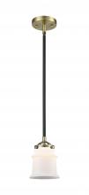 Innovations Lighting 284-1S-BAB-G181S - Canton - 1 Light - 5 inch - Black Antique Brass - Stem hung - Mini Pendant