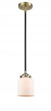 Innovations Lighting 284-1S-BAB-G51 - Bell - 1 Light - 5 inch - Black Antique Brass - Stem hung - Mini Pendant