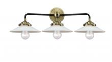 Innovations Lighting 284-3W-BAB-G1 - Halophane 3 Light Bath Vanity Light