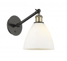 Innovations Lighting 317-1W-BAB-GBD-751 - Bristol - 1 Light - 8 inch - Black Antique Brass - Adjustable Sconce
