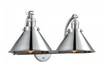 Innovations Lighting 515-2W-PC-M10-PC-LED - Briarcliff - 2 Light - 18 inch - Polished Chrome - Adjustable Bath Vanity Light