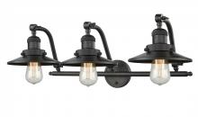 Innovations Lighting 515-3W-OB-M5 - Railroad - 3 Light - 28 inch - Oil Rubbed Bronze - Adjustable Bath Vanity Light