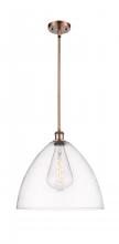 Innovations Lighting 516-1S-AC-GBD-162 - Bristol - 1 Light - 16 inch - Antique Copper - Pendant