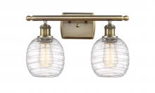 Innovations Lighting 516-2W-AB-G1013 - Belfast - 2 Light - 16 inch - Antique Brass - Bath Vanity Light