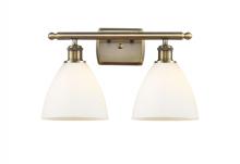 Innovations Lighting 516-2W-AB-GBD-751 - Bristol - 2 Light - 18 inch - Antique Brass - Bath Vanity Light