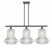 Innovations Lighting 516-3I-BK-G212 - Springwater - 3 Light - 39 inch - Matte Black - Stem hung - Island Light