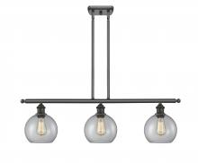 Innovations Lighting 516-3I-OB-G122 - Athens - 3 Light - 36 inch - Oil Rubbed Bronze - Stem hung - Island Light