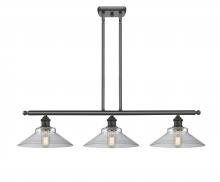 Innovations Lighting 516-3I-OB-G132 - Orwell - 3 Light - 36 inch - Oil Rubbed Bronze - Stem hung - Island Light