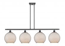Innovations Lighting 516-4I-BK-G121-10CBK - Large Farmhouse Chicken Wire 4 Light Island Light