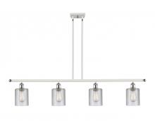 Innovations Lighting 516-4I-WPC-G112 - Cobbleskill - 4 Light - 48 inch - White Polished Chrome - Cord hung - Island Light
