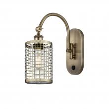 Innovations Lighting 518-1W-AB-M18-AB - Nestbrook - 1 Light - 5 inch - Antique Brass - Adjustable Swing Arm