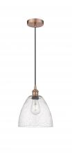 Innovations Lighting 616-1P-AC-GBD-94 - Bristol - 1 Light - 9 inch - Antique Copper - Cord hung - Mini Pendant