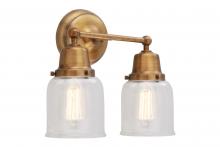 Innovations Lighting 623-2W-GB-G52 - Small Bell 2 Light Bath Vanity Light