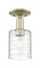 Innovations Lighting 716-1C-AB-G1113 - Cobbleskill - 1 Light - 5 inch - Antique Brass - Semi-Flush Mount