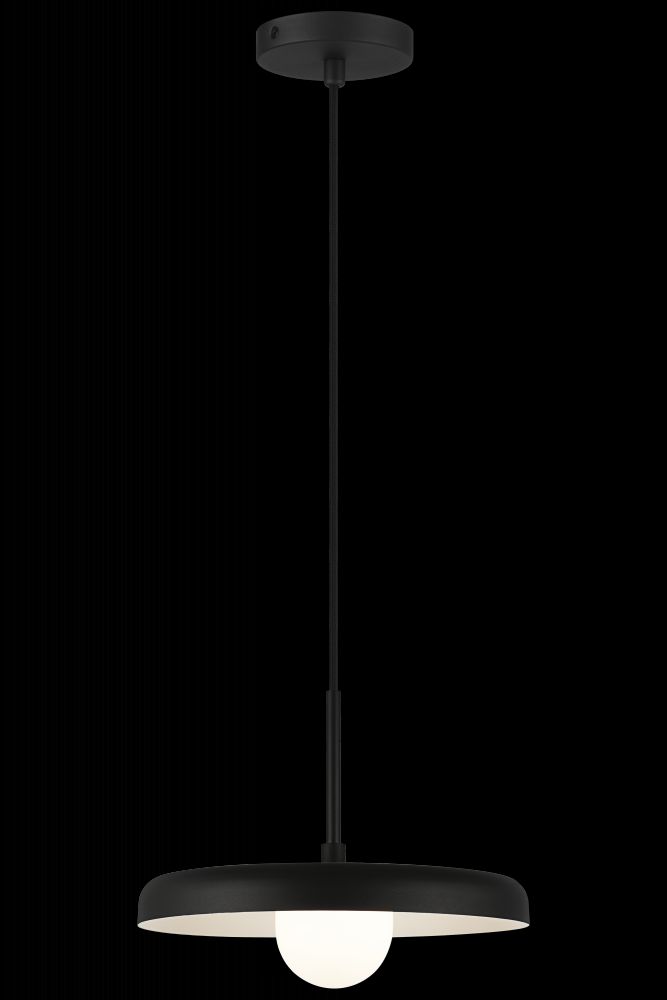Creston Matte Black Pendant