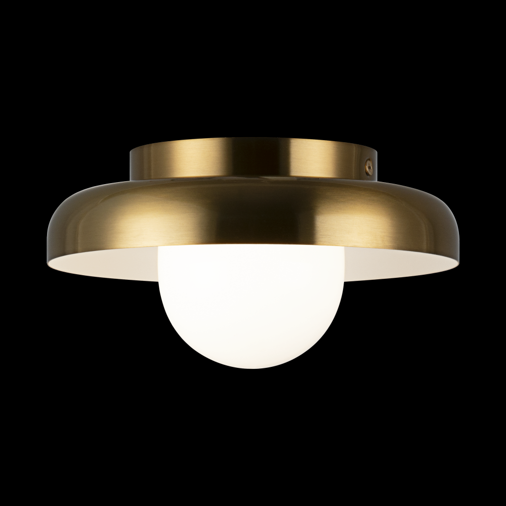 Creston Aged Gold Brass Ceiling Mount
