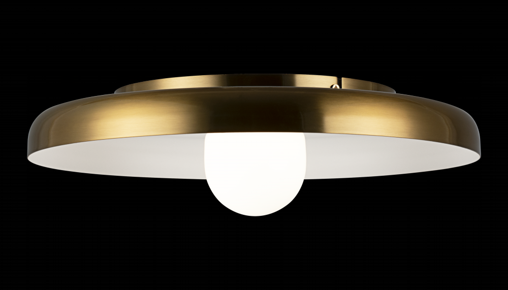 Creston Aged Gold Brass Ceiling Mount