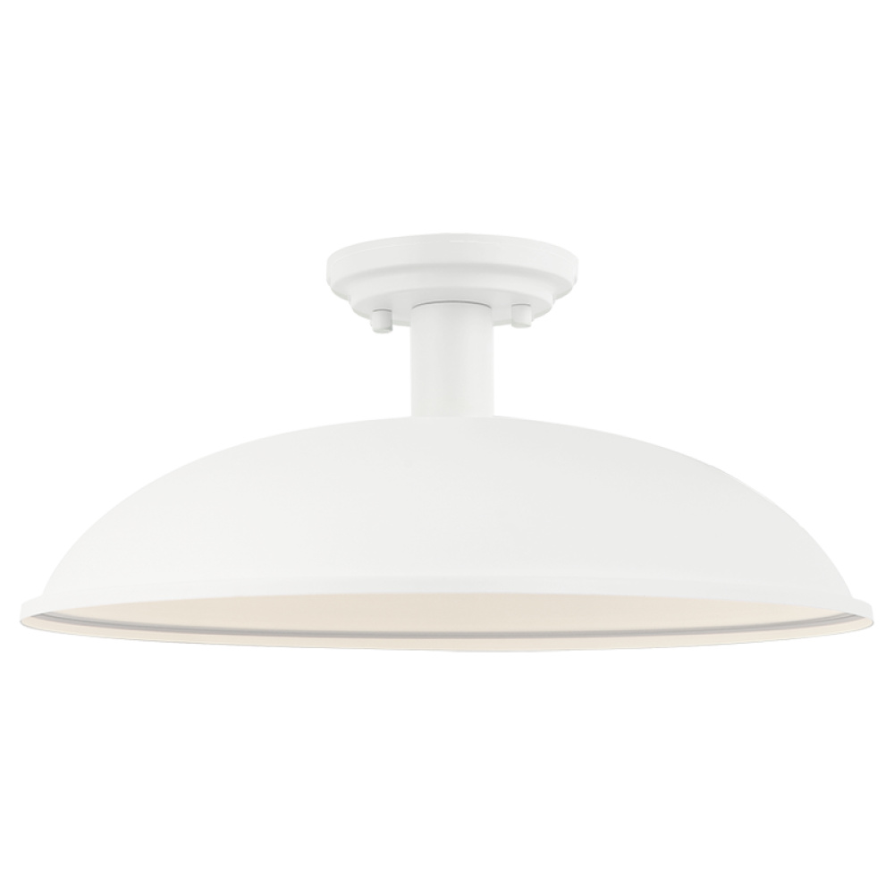 Farmley Matte White Outdoor Lighting