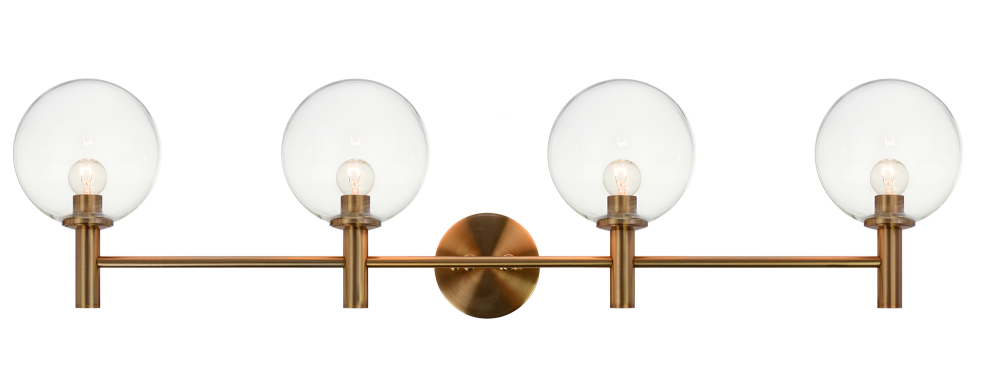 Cosmo Aged Gold Brass Wall Sconce