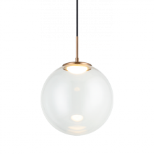 Matteo Lighting C61321AGCL - Boble Aged Gold Brass Pendant
