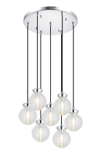 Matteo Lighting C84007CHCL - Ridge Pendant