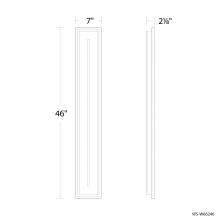 Modern Forms US Online WS-W66246-30-BK - Midnight Outdoor Wall Sconce Light