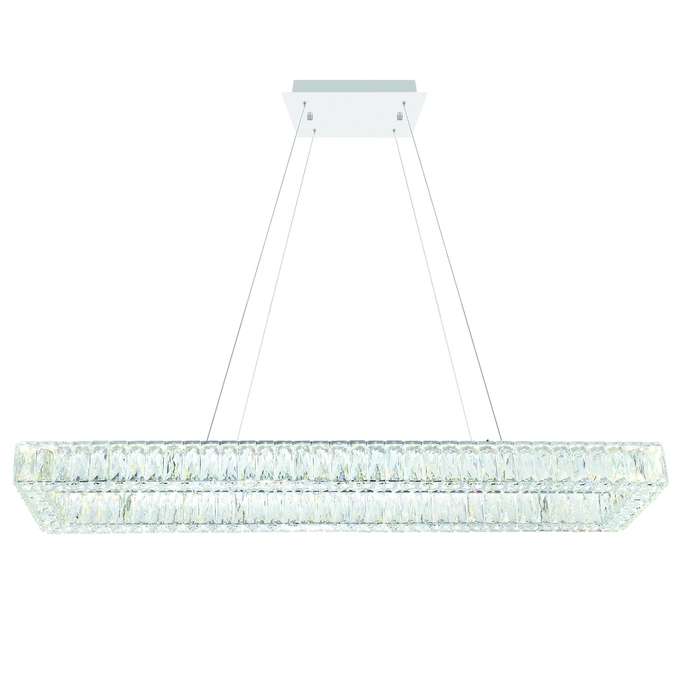 Felicity Integrated LED 44in Chrome Chandelier