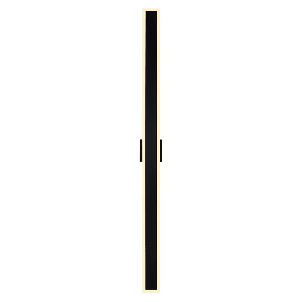 Malibu Integrated LED 80in Black Outdoor Wall Light