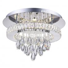 CWI Lighting 5613C20ST-R - Veil LED Flush Mount With Chrome Finish