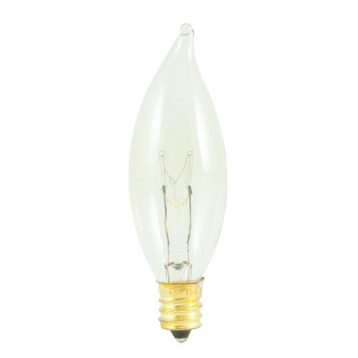 15W CA8 FLAME CLEAR E12 120V
