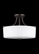 Generation Lighting 7728803-710 - Canfield Three Light Semi-Flush Mount