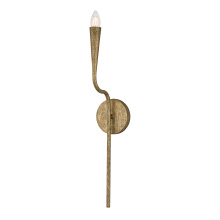 Capital 659811ARG - 5" W x 25" H 1-Light Wallchiere Sconce in Hand-painted Textured Artisan Gold